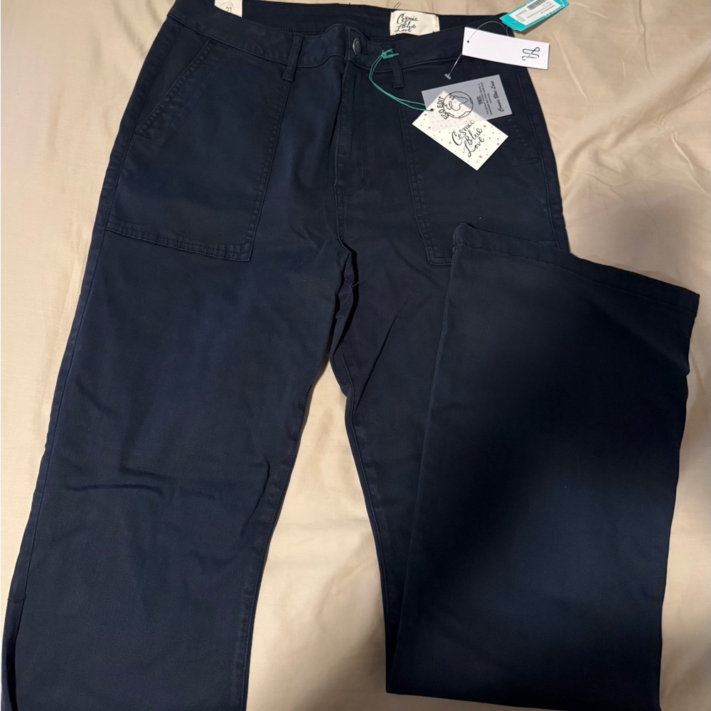Elegant Navy Trousers